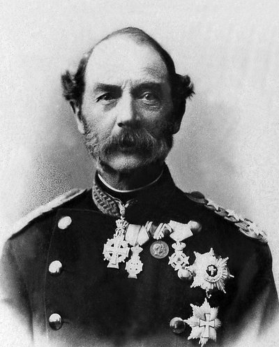 Retrato de Christian IX, Rey de Dinamarca (1818-1906). de Unknown photographer