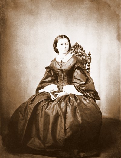 Retrato de Clara Schumann (1819 - 1896), esposa de Robert Schumann de Unknown photographer