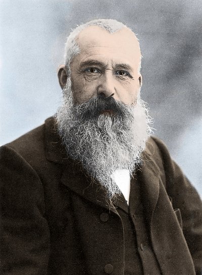 Retrato de Claude Monet (1840-1926), pintor francés de Unknown photographer