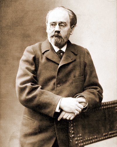 Retrato de Émile Zola (1840 - 1902) escritor francés. de Unknown photographer