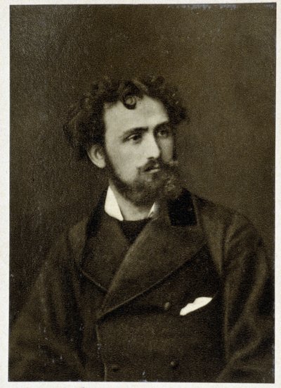 Retrato de Eugène Delacroix (1798 - 1863) en 1854 de Unknown photographer