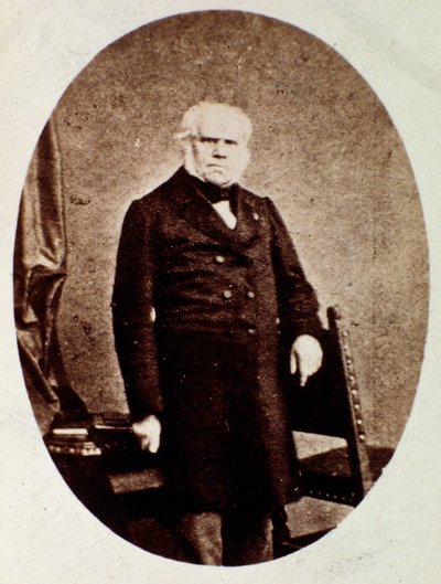 Retrato de François Joseph Fétis (1794-1871) musicólogo, compositor, crítico y profesor belga de Unknown photographer