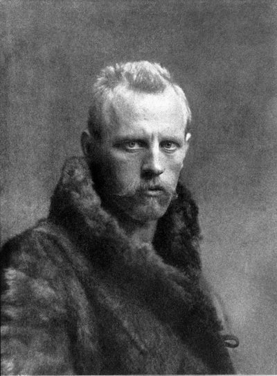 Retrato de Fridtjof Nansen (1861-1930), explorador noruego de Unknown photographer