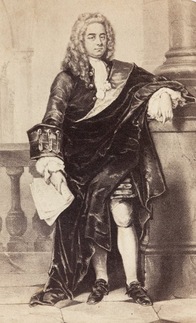 Retrato de George Frideric Handel, c.1860s (impresión) de Unknown photographer