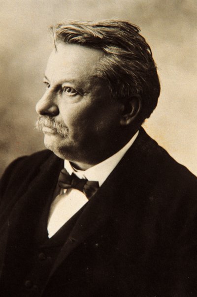 Retrato de Giovanni Pascoli (San Mauro di Romagna de Unknown photographer