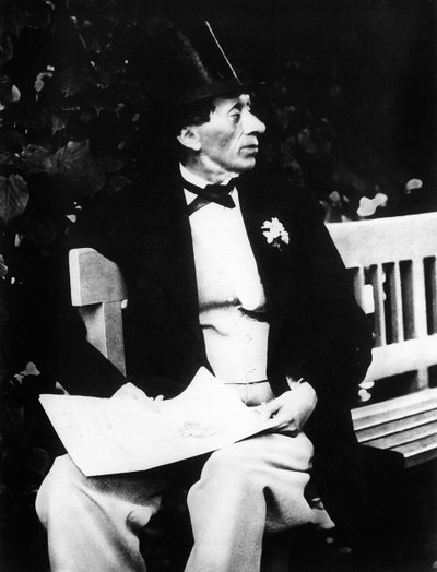 Retrato de Hans Christian Andersen (1805-1875) autor danés de Unknown photographer