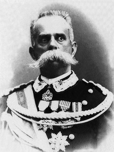 Retrato de Humberto I (1844-1900), rey de Italia de 1878 a 1900, asesinado por el anarquista Bresci. de Unknown photographer