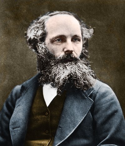 Retrato de James Clerk Maxwell (1831-1879) físico escocés de Unknown photographer