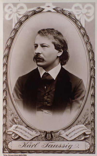 Retrato de Karl Taussig (grabado después de una foto) de Unknown photographer