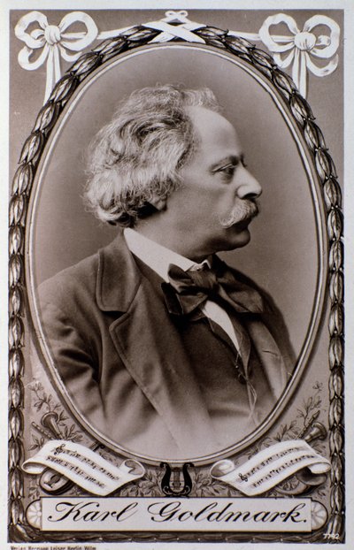 Retrato de Karoly Goldmark (o Karl) (1830-1915) compositor húngaro de Unknown photographer