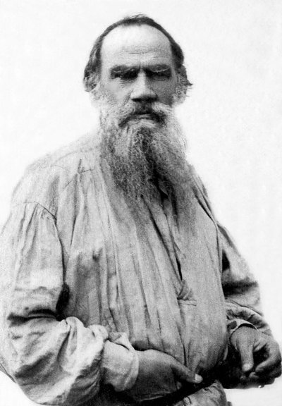 Retrato de León Tolstói (1828-1910), escritor ruso de Unknown photographer