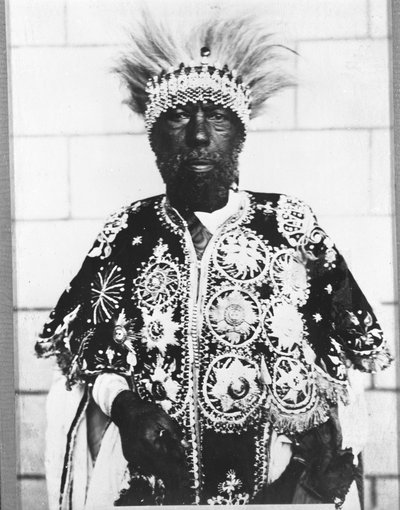 Retrato de Menelik II (1844 - 1913) Rey de Etiopía. de Unknown photographer