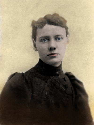 Retrato de Nellie Bly (Elizabeth Jane Cochrane) 1864-1922 periodista estadounidense de Unknown photographer
