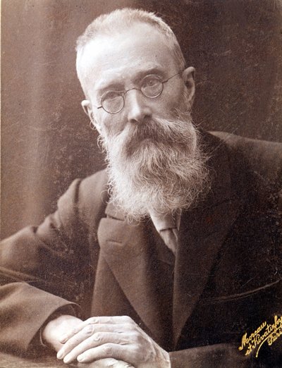 Retrato de Nikolai Rimski-Korsakov de Unknown photographer