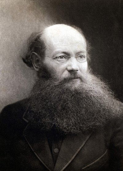 Retrato del Príncipe Piotr Alekseyevich Kropotkin (1842-1921), revolucionario y anarquista ruso. de Unknown photographer
