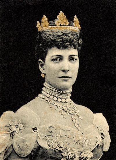 Retrato de la reina Alexandra de Dinamarca de Unknown photographer