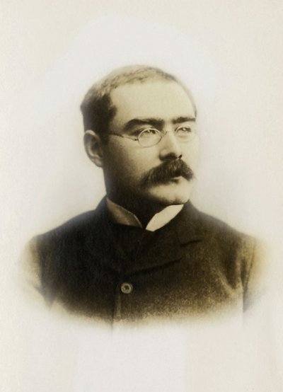 Retrato de Rudyard Kipling (1865-1936), escritor inglés de Unknown photographer