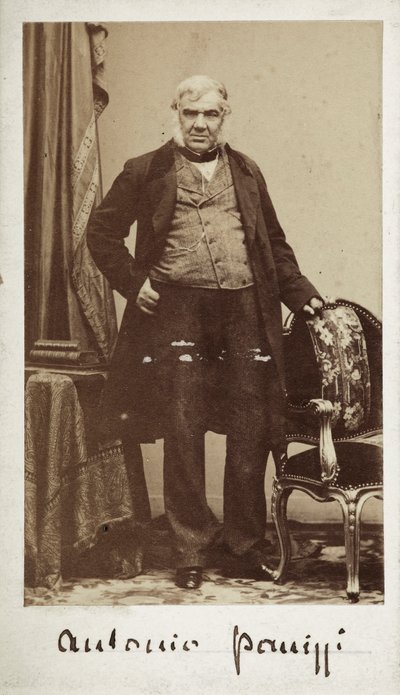 Retrato del senador Antonio Panizzi (1797-1879) Director de la Biblioteca del Museo Británico de Unknown photographer