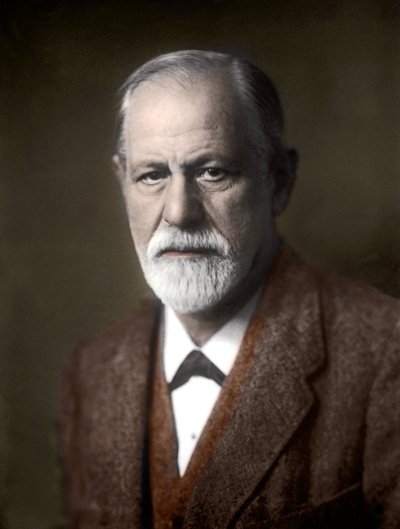 Retrato de Sigmund Freud (1856-1939), psiquiatra austriaco. de Unknown photographer