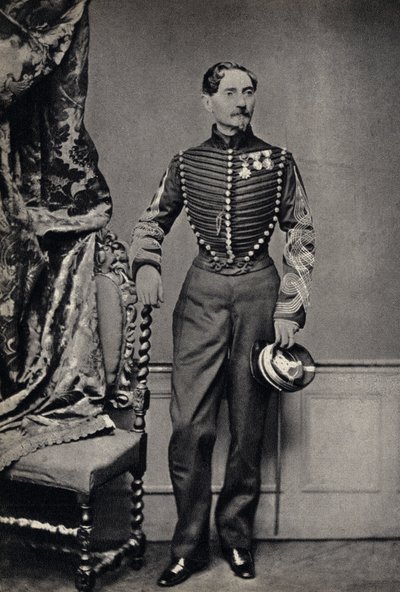 Retrato de un comandante del ejército francés. Fotografía, finales del siglo XIX, París. Colección Selva. de Unknown photographer