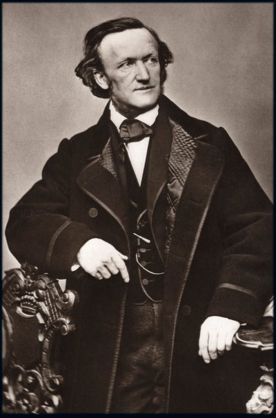 Retrato del compositor Richard Wagner (1813-1883) - Retrato de Richard Wagner (1813-1883), compositor alemán. de Unknown photographer
