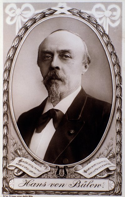 Retrato del director y pianista alemán Hans von Bülow de Unknown photographer