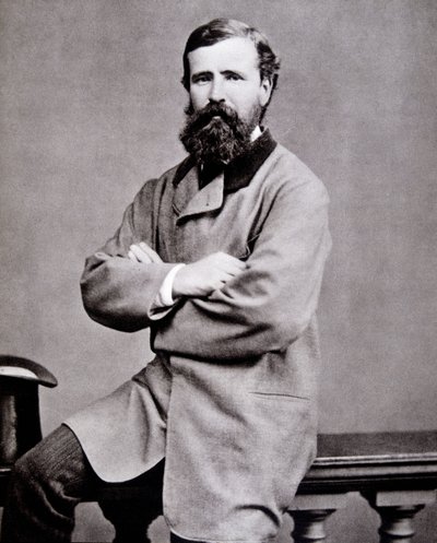 Retrato del explorador británico Verney Lovett Cameron (1844-1894). de Unknown photographer