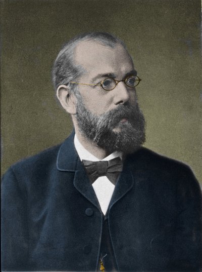 Retrato del médico alemán Robert Koch (1843-1910). de Unknown photographer