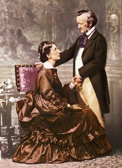 Richard y Cosima Wagner (foto) de Unknown photographer