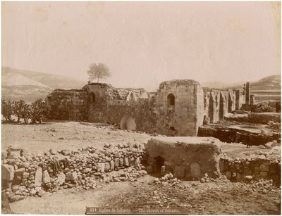 Ruinas de la Iglesia de los Cuarenta Mártires Santos, Sebaste (Sivas), Turquía, ca 1890 de Unknown photographer