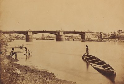 El Puente de Hierro, Lucknow de Unknown photographer