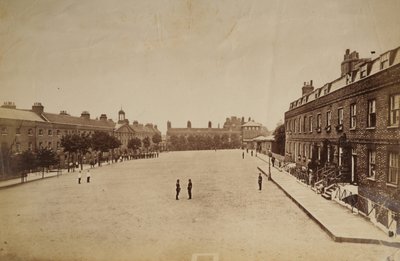 Cuartel de la Marina Real en Chatham, Kent, Reino Unido, finales del siglo XIX de Unknown photographer