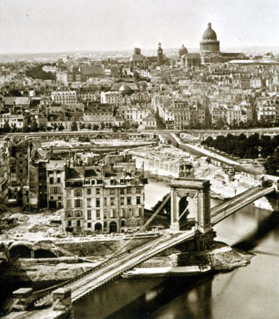 Las grandes obras de París: la perforación de la Rue du Bellay de Unknown photographer