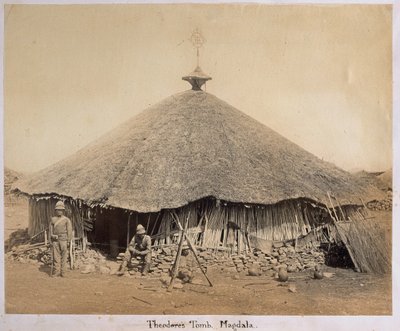 La Tumba de Theodore, Magdala, Abisinia de Unknown photographer