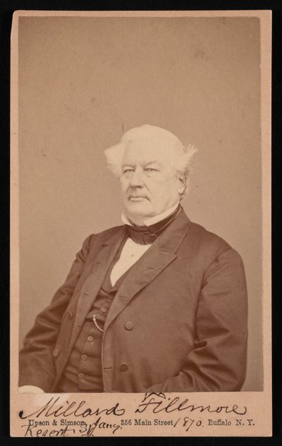 Retrato de Millard Fillmore 1800-1874, 4 de enero de 1870 de Upson and Simson