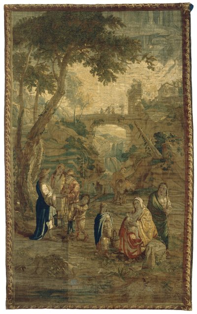 el adivino Vida popular a Teniers (título de la serie) de Urbanus Leyniers