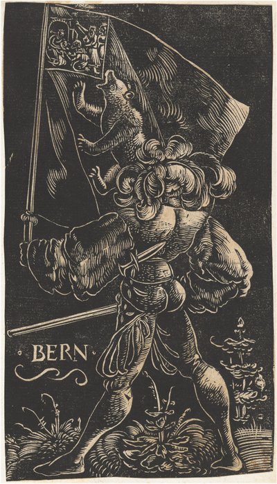 Abanderado del Cantón de Berna, 1521 de Urs Graf