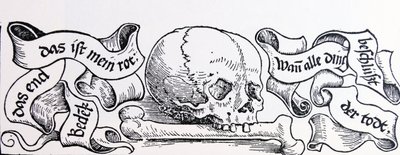 Amor venal, xilografía que representa la muerte, ca.1511 de Urs Graf