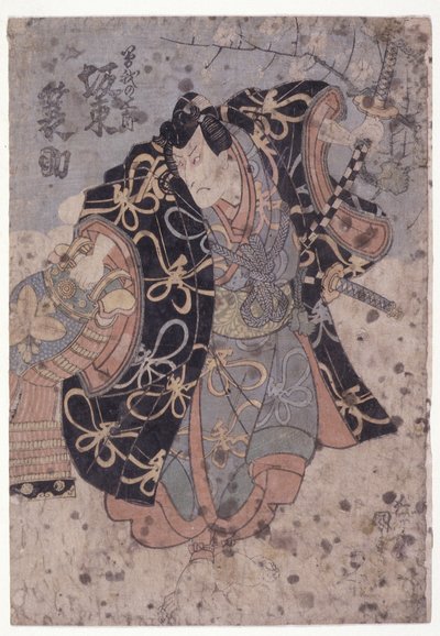 ¿Banda? Minosuke en el papel de Soga Gor? (xilografía en color) de Utagawa (1786 1865) Kunisada