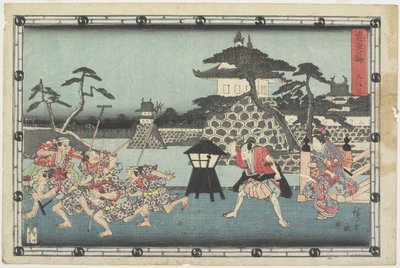 Acto 3, 1843-1847 de Utagawa Hiroshige