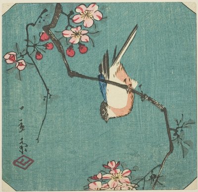Camachuelo, sección de una impresión harimaze sin título de Utagawa Hiroshige