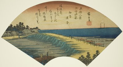 Clima despejado en Susaki, de la serie "Ocho vistas de la capital oriental" de Utagawa Hiroshige