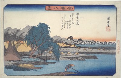 Tiempo despejado en Susaki: ocho vistas de Kanazawa de Utagawa Hiroshige