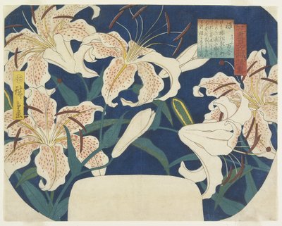 Regalo: Lirios Moteados, c. 1844 de Utagawa Hiroshige