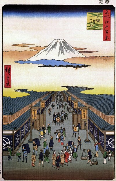 Hiroshige, Sugura streetFXD de Utagawa Hiroshige