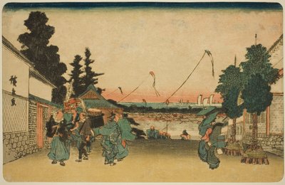 Kasumigaseki, de la serie "Lugares Famosos en Edo (Koto meisho)" de Utagawa Hiroshige
