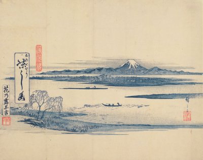 Vista del Paisaje de Fuji de Utagawa Hiroshige