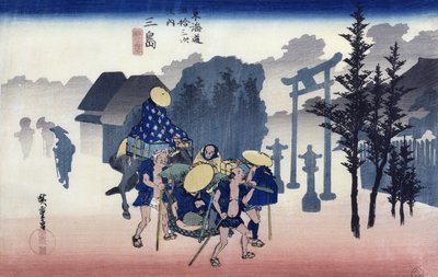 Niebla matutina en Mishima, de la serie 