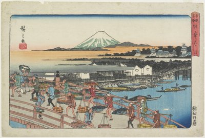 Puente Nihon-bashi de Utagawa Hiroshige