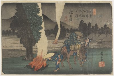 No.19 Karuizawa, 1830-1844 de Utagawa Hiroshige